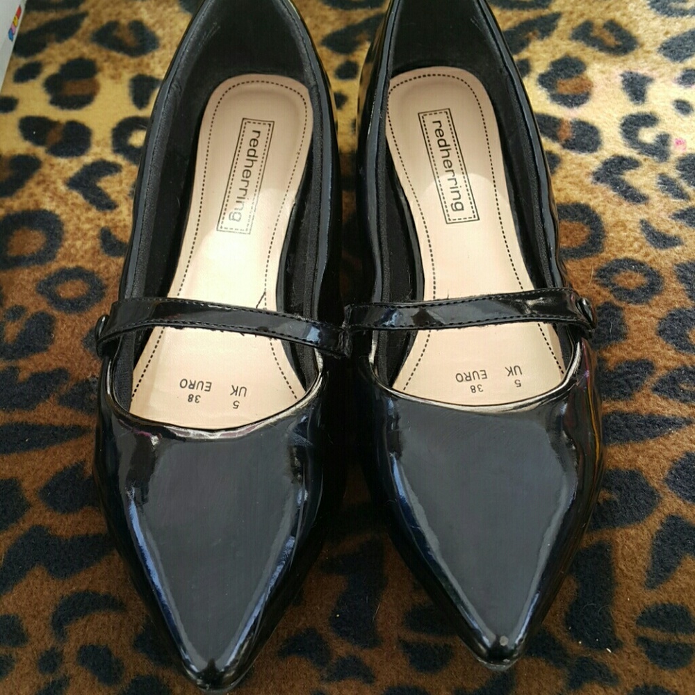 Black Patent Leather Flats